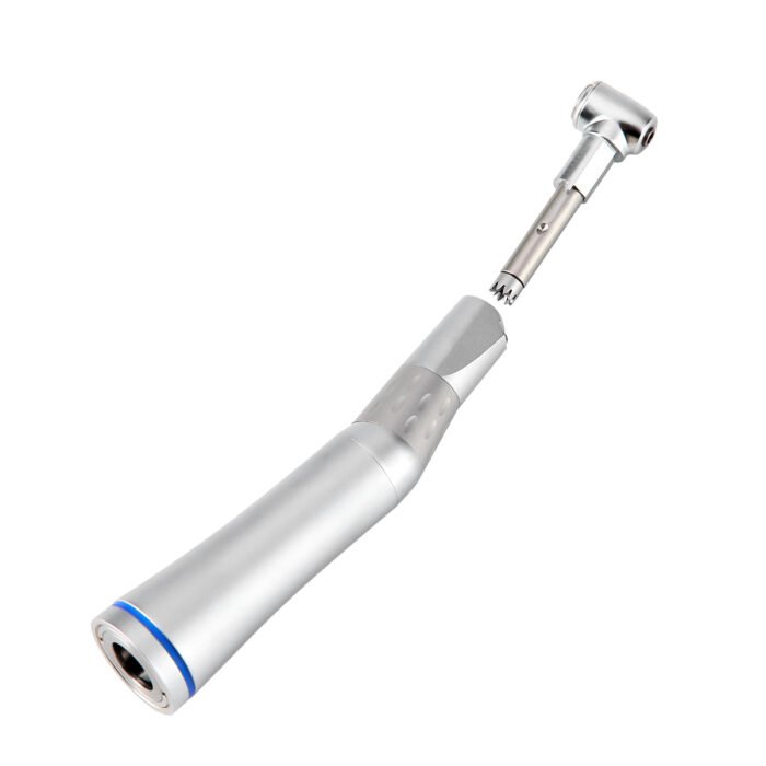 Dental 1:1 LED Contra Angle Low Speed Handpiece with E-generator Internal Spray - Image 5