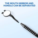Dental Ultra Clear Mouth Mirror Imaging Sterilizable 22/24mm for Implantology and Surgery - Image 8