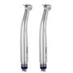 High Speed Handpiece Torque Head Push Button E-generator LED Triple Water Spray Ceramic Bearings 4 Hole - Image 7
