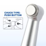 Dental 6:1 Reduction Endo Handpiece Contra Angle Mini Head Push Button - Image 8