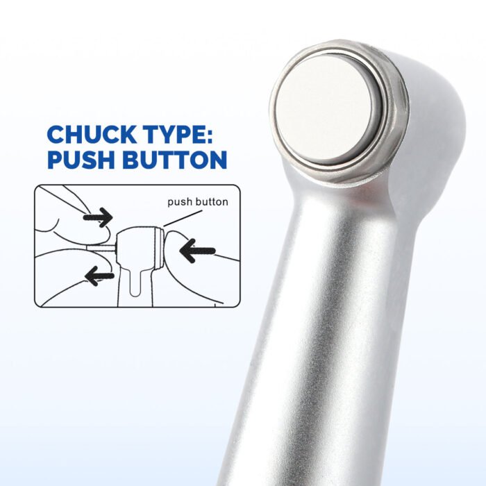 Dental 6:1 Reduction Endo Handpiece Contra Angle Mini Head Push Button - Image 8