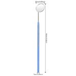Dental Colorful Mouth Mirror Stainless Steel Non-slip Handle 8pcs/Pack - Image 6
