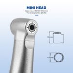 Dental Mini 8:1 Low Speed Handpiece Contra Angle Quattro Spray For Endo or Prophy - Image 8