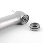 Dental 1:5 Increasing Fiber Optic Electric Contra Angle Handpiece Stainless Steel Body Ceramic Bearing Internal Four Way Spray - Image 5