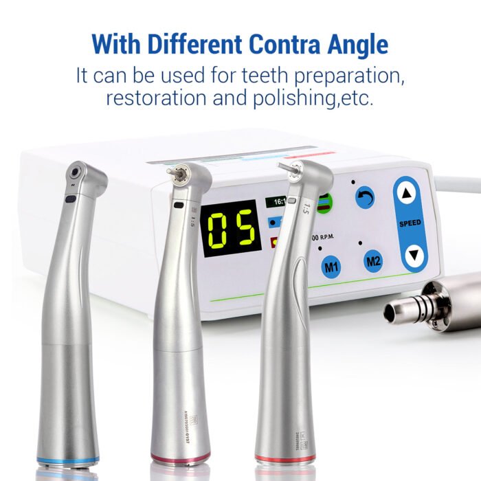 Dental LED Brushless Electric Micro Motor Internal Spray 1:1/1:5/16:1 4/2 Hole - Image 5