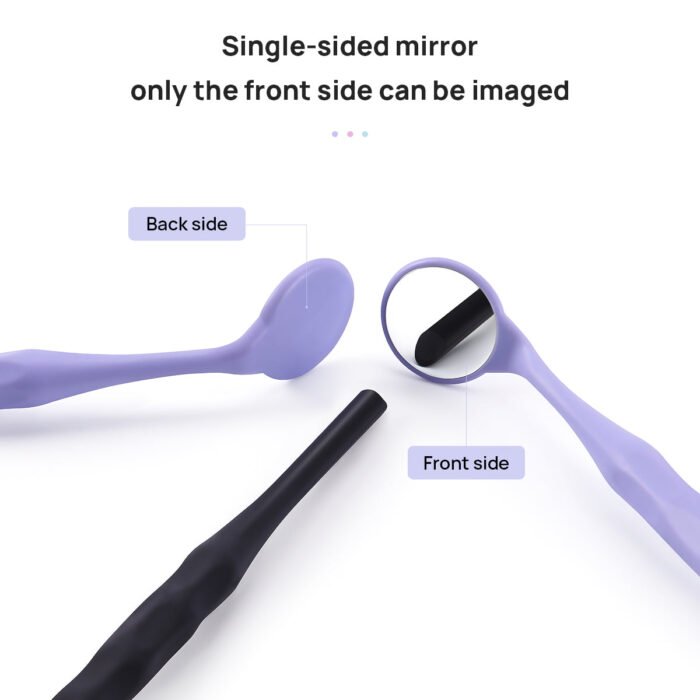 Dental Mouth Mirror Surface Exam Reflectors With Handle Anti-fog 10Pcs/Box - Image 7