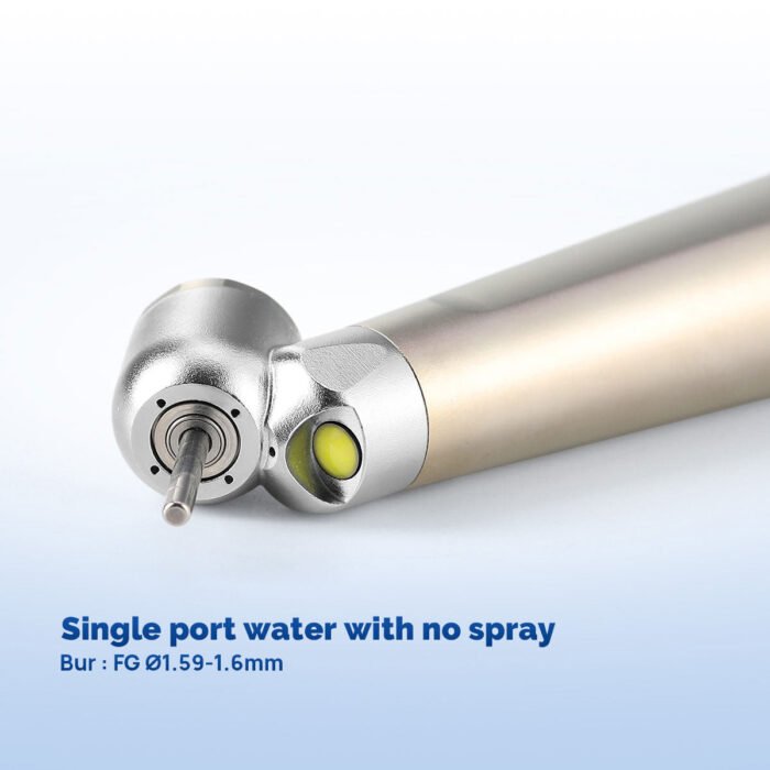 Dental 45 Degree LED High Speed Handpiece E-generator Standard Head Push Button 4 Hole - Image 11