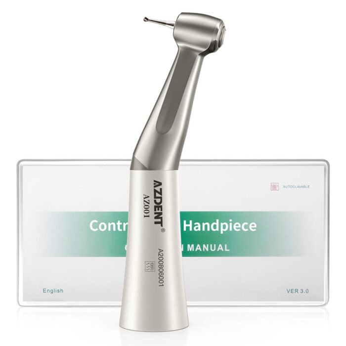 1:1 Low Speed Push Button Contra Angle Handpiece External Water - Image 2