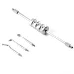 Dental Stainless Steel Manual Crown Remover Kit with 3 Attachments Tips - Image 10