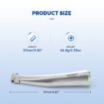 Dental Mini 4:1 Contra Angle Fiber Optic Low Speed Handpiece / Mini Fiber Optic Air Motor 6 Hole - Image 18