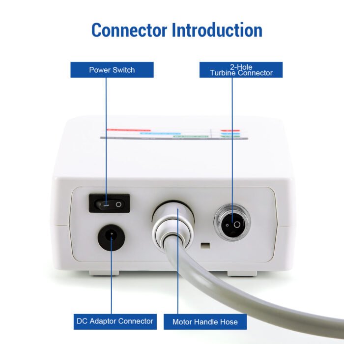 Dental LED Brushless Electric Micro Motor Internal Spray 1:1/1:5/16:1 4/2 Hole - Image 7