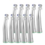 Dental LED Fiber Optic 20:1 Implant Contra Angle Low Speed Handpiece Push Button Stainless Steel Body - Image 10