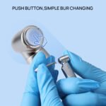 Dental 1:1 LED Contra Angle Low Speed Handpiece with E-generator Internal Spray - Image 9