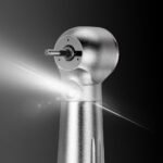 High Speed Handpiece Torque Head Push Button E-generator LED Triple Water Spray Ceramic Bearings 4 Hole - Image 4