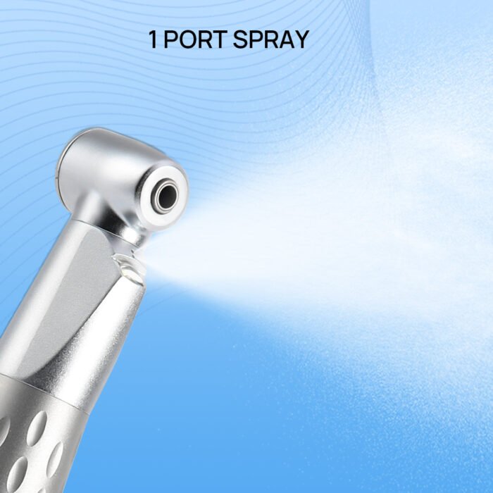 Dental 1:1 LED Contra Angle Low Speed Handpiece with E-generator Internal Spray - Image 10
