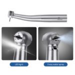 Dental LED Fiber Optic High Speed Handpiece Standard Head Push Button Three Water Spray / 4 or 6 Holes Quick Coupler - Image 4