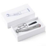 Dental 1:5 Increasing Fiber Optic Electric Contra Angle Handpiece Stainless Steel Body Ceramic Bearing Internal Four Way Spray - Image 2