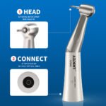 1:1 Low Speed Push Button Contra Angle Handpiece External Water - Image 3