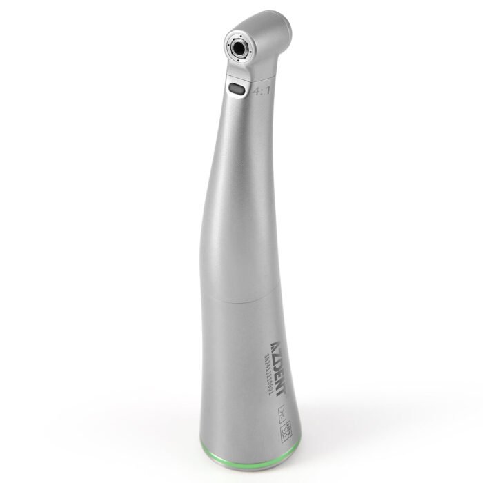 Dental Mini 4:1 Contra Angle Fiber Optic Low Speed Handpiece / Mini Fiber Optic Air Motor 6 Hole - Image 19