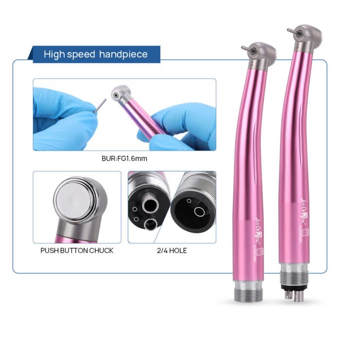 Dental Color High and Low Speed Handpiece Kit 2/4 Holes - Image 3