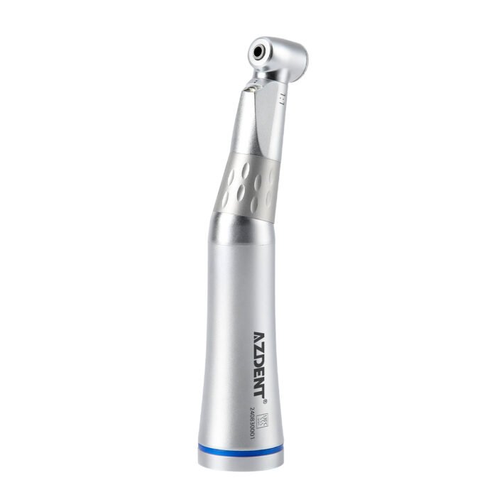 Dental 1:1 LED Contra Angle Low Speed Handpiece with E-generator Internal Spray - Image 1