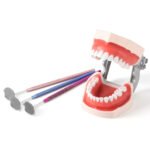 Dental Colorful Mouth Mirror Stainless Steel Non-slip Handle 8pcs/Pack - Image 3