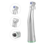 Dental LED Fiber Optic 20:1 Implant Contra Angle Low Speed Handpiece Push Button Stainless Steel Body - Image 4