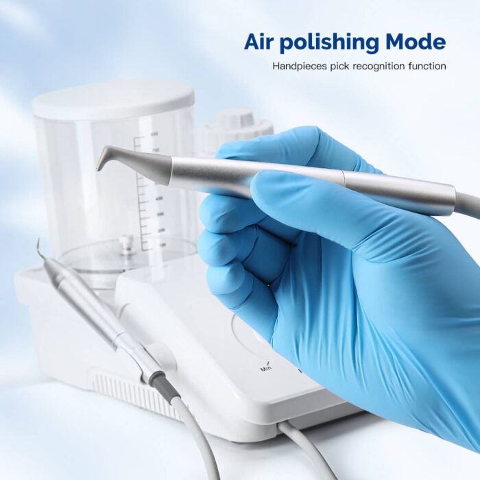 Dental VRN-DQ40 Ultrasonic Scaler Air Polisher Sandblasting Periodontal Therapy System LED Handpiece - Image 13