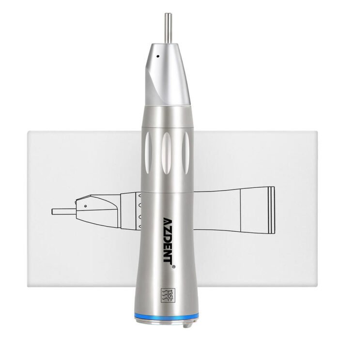 1:1 Fiber Optic Low Speed Straight Nose Cone Handpiece Internal Water - Image 2