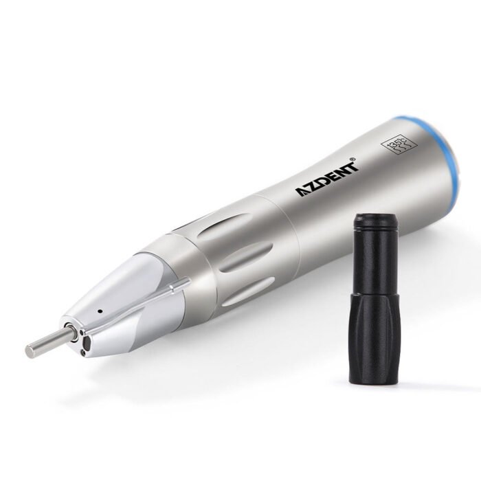 1:1 Fiber Optic Low Speed Straight Handpiece Surgical With External Pipe - Image 2