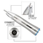 1:1 Fiber Optic Low Speed Straight Handpiece Surgical With External Pipe - Image 3