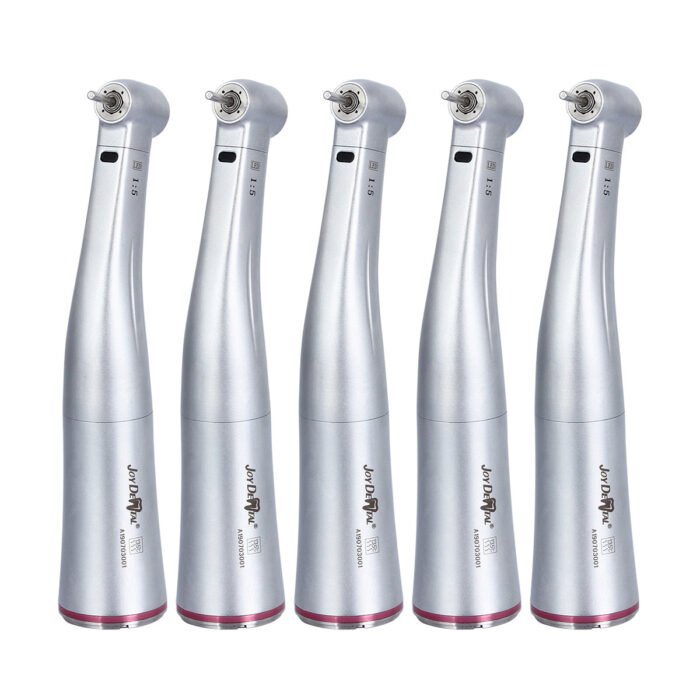 Dental 1:5 Increasing Electric Fiber Optic Contra Angle Handpiece Internal Four Way Spray - Image 7