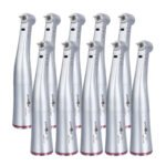 Dental 1:5 Increasing Electric Fiber Optic Contra Angle Handpiece Internal Four Way Spray - Image 8