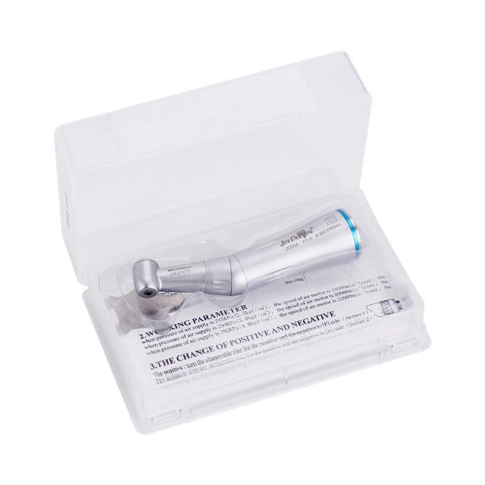 Dental 1:1 Push Button Internal Water Contra Angle Low Speed Handpiece - Image 4