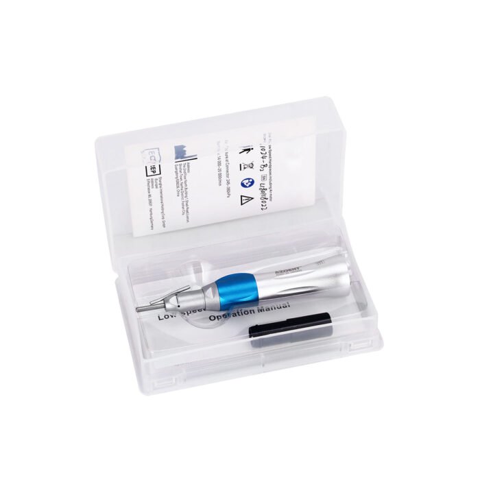 1:1 Surgical Low Speed Straight Nose Cone Handpiece With External Pipe - Image 2