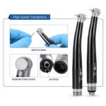 Dental Color High and Low Speed Handpiece Kit 2/4 Holes Black - Image 3