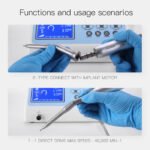 Dental 1:1 20 Degree Surgical Low Speed Contra Angle Handpiece Straight Head - Image 4