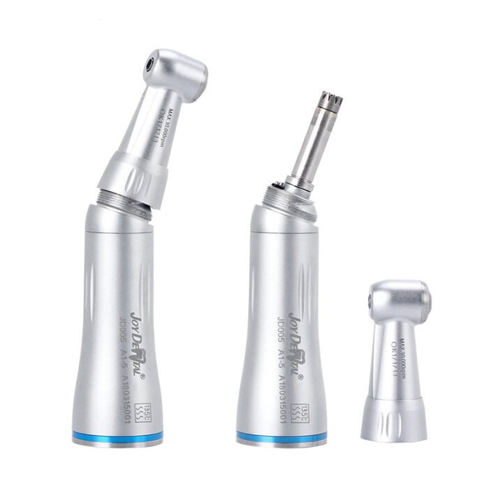 Dental 1:1 Push Button Internal Water Contra Angle Low Speed Handpiece - Image 2