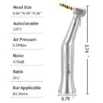 Dental Implant Reduction 20:1 Low Speed Contra Angle Handpiece Push Button - Image 4
