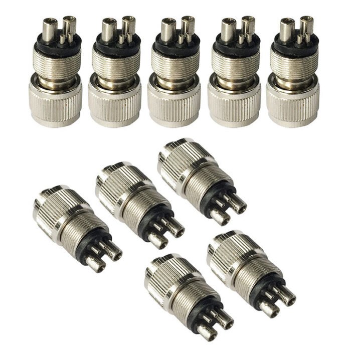 Dental High Speed Handpiece Adapter Converter Stainless Steel 4 Holes to 2 Holes - Image 8