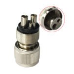 Dental High Speed Handpiece Adapter Converter Stainless Steel 4 Holes to 2 Holes